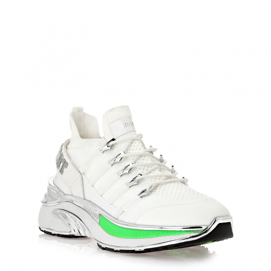 PLEIN SPORT Дамски бели маратонки RUNNER CHROME SURFER - изглед 2 - Pepina PLEIN SPORT Дамски бели маратонки RUNNER CHROME SURFER - изглед 2