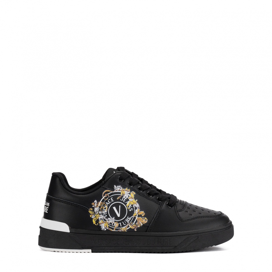 VERSACE JEANS Мъжки черни кецове - изглед 1 - Pepina VERSACE JEANS Мъжки черни кецове - изглед 1