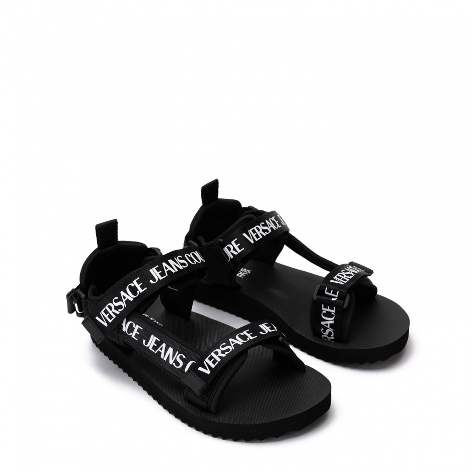 VERSACE JEANS Мъжки черни сандали - изглед 2 - Pepina VERSACE JEANS Мъжки черни сандали - изглед 2
