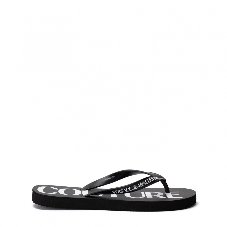 VERSACE JEANS Дамски черни чехли - изглед 1 - Pepina VERSACE JEANS Дамски черни чехли - изглед 1