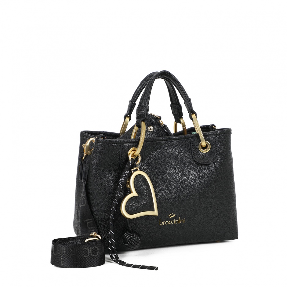 BRACCIALINI Дамска черна чанта Beth Jewels - изглед 2 - Pepina BRACCIALINI Дамска черна чанта Beth Jewels - изглед 2