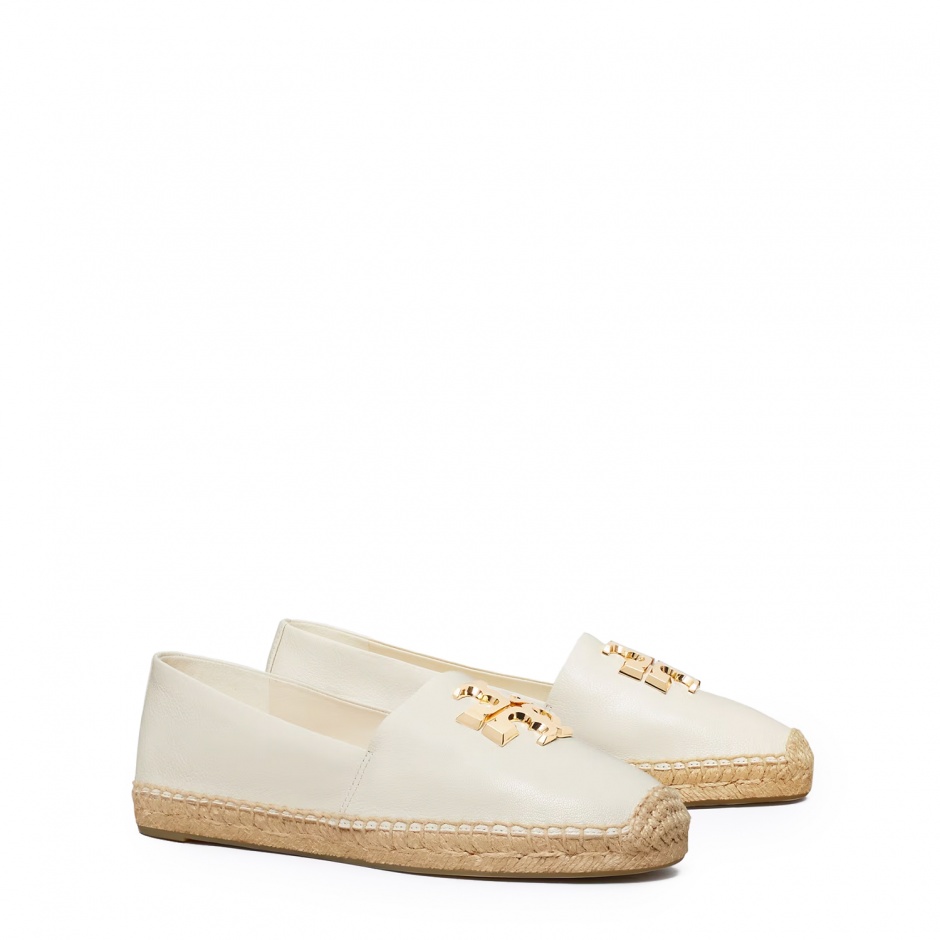 TORY BURCH Дамски бели еспадрили Eleanor Espadrille - изглед 2 - Pepina TORY BURCH Дамски бели еспадрили Eleanor Espadrille - изглед 2