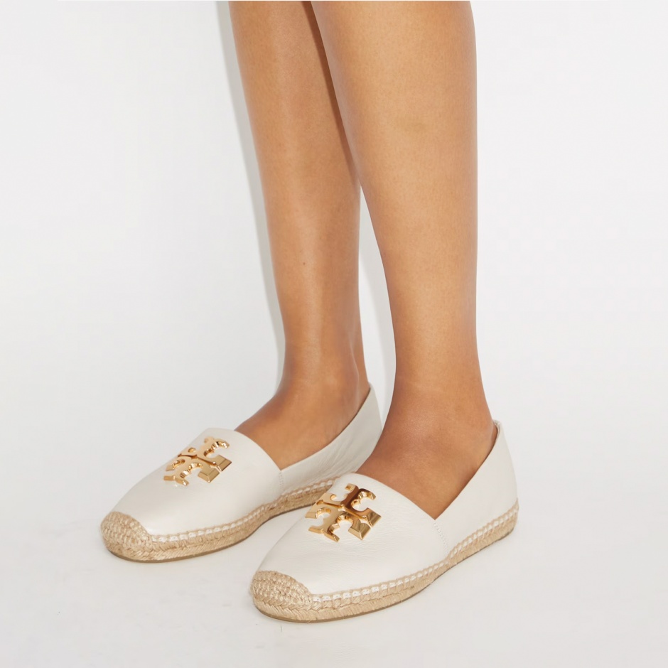 TORY BURCH Дамски бели еспадрили Eleanor Espadrille - изглед 4 - Pepina TORY BURCH Дамски бели еспадрили Eleanor Espadrille - изглед 4