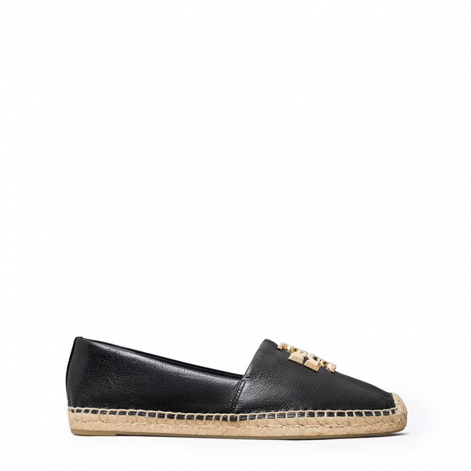 TORY BURCH Дамски черни еспадрили Eleanor Espadrille - изглед 1