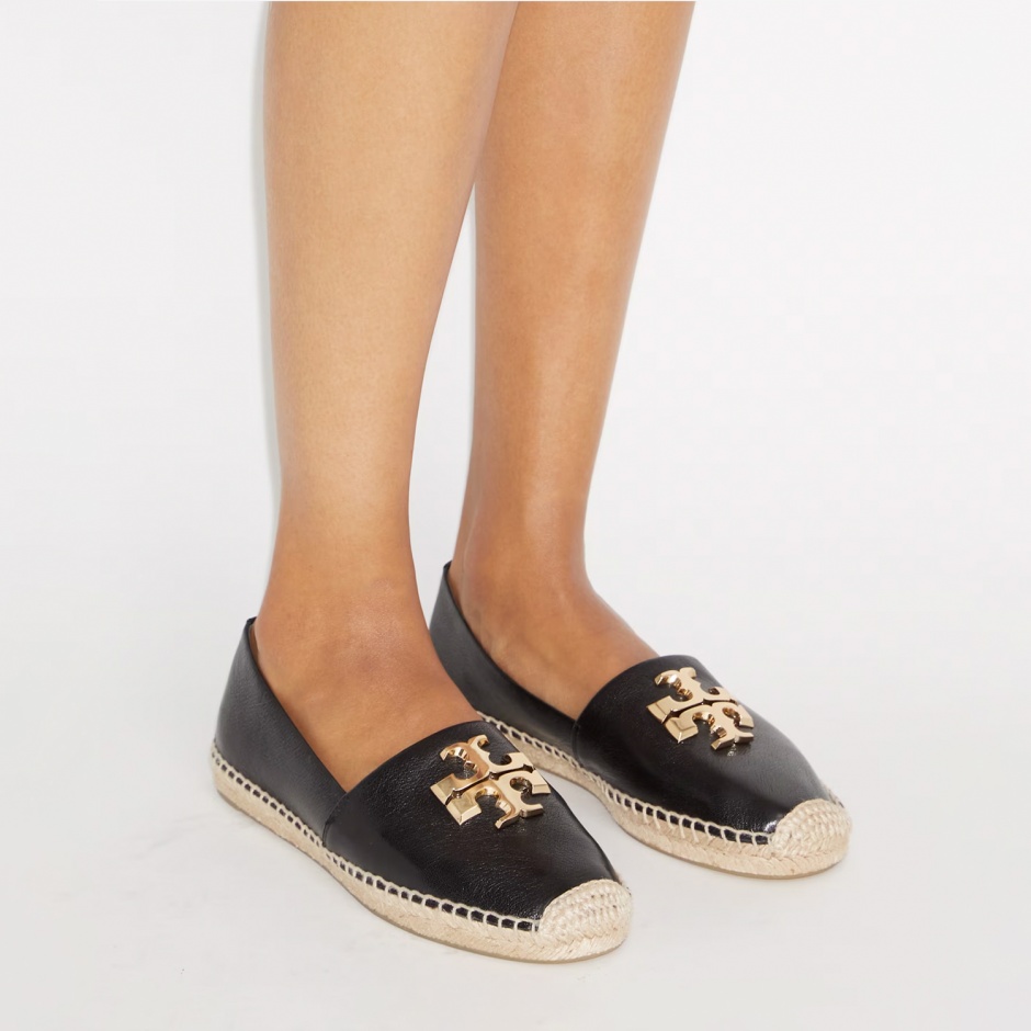 TORY BURCH Дамски черни еспадрили Eleanor Espadrille - изглед 4