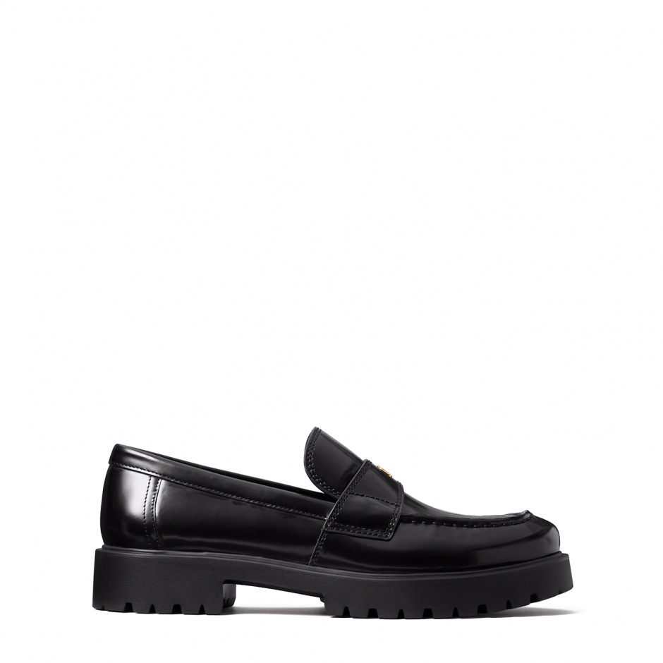 TORY BURCH Дамски черни мокасини CLASSIC LUG - изглед 1 - Pepina TORY BURCH Дамски черни мокасини CLASSIC LUG - изглед 1