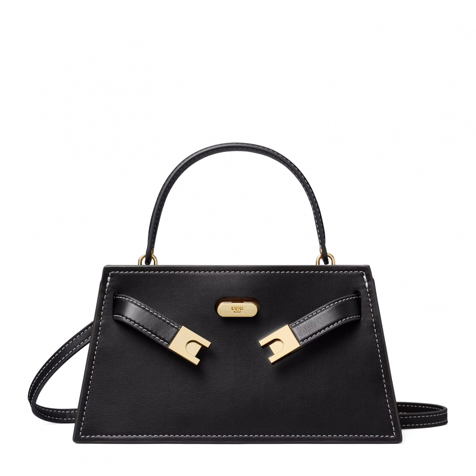 TORY BURCH Дамска черна чанта MINI LEE RADZIWILL - изглед 1 - Pepina TORY BURCH Дамска черна чанта MINI LEE RADZIWILL - изглед 1