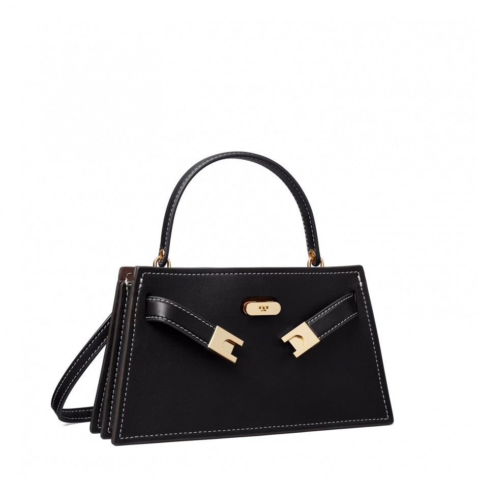TORY BURCH Дамска черна чанта MINI LEE RADZIWILL - изглед 2 - Pepina TORY BURCH Дамска черна чанта MINI LEE RADZIWILL - изглед 2