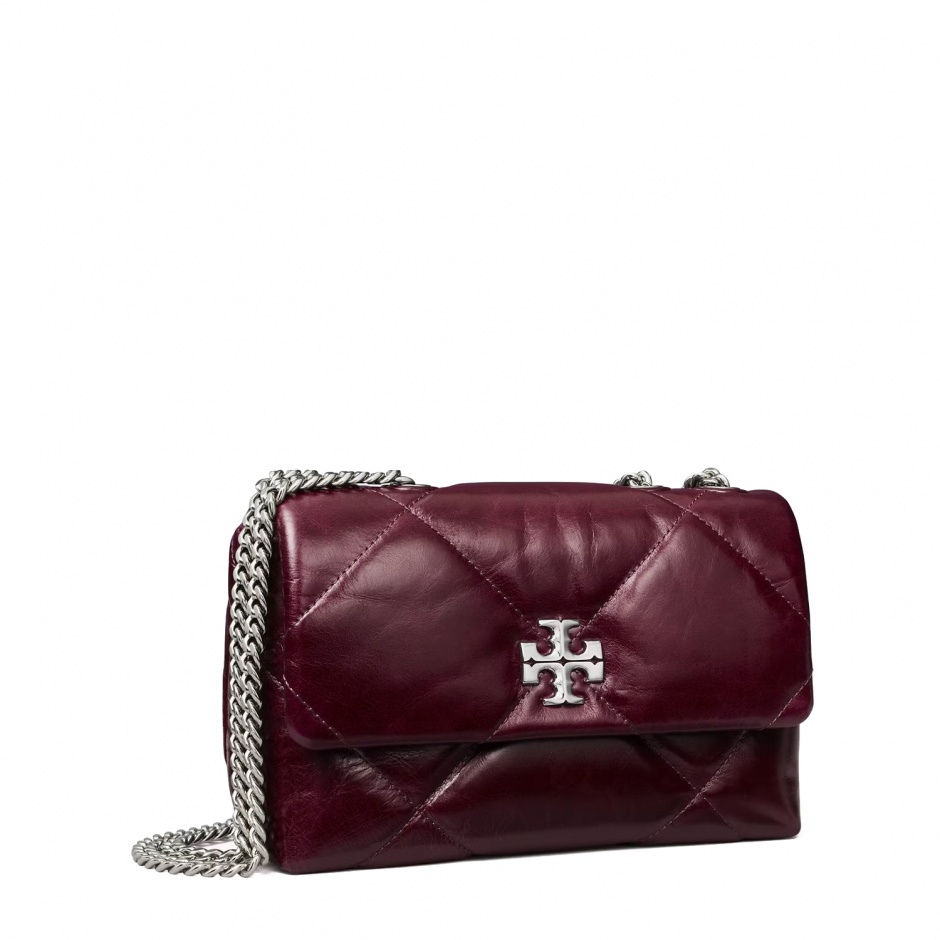 TORY BURCH Дамска чанта бордо Kira Diamond - изглед 2