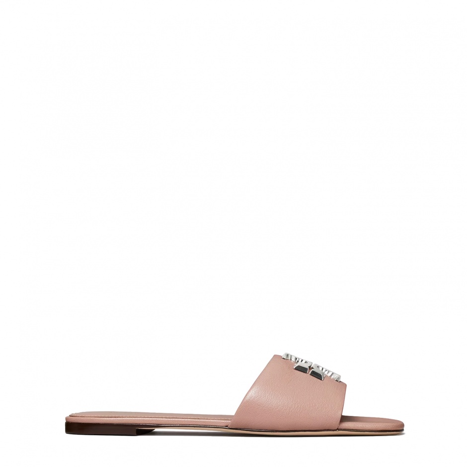 TORY BURCH Дамски розови чехли Eleanor - изглед 1 - Pepina TORY BURCH Дамски розови чехли Eleanor - изглед 1