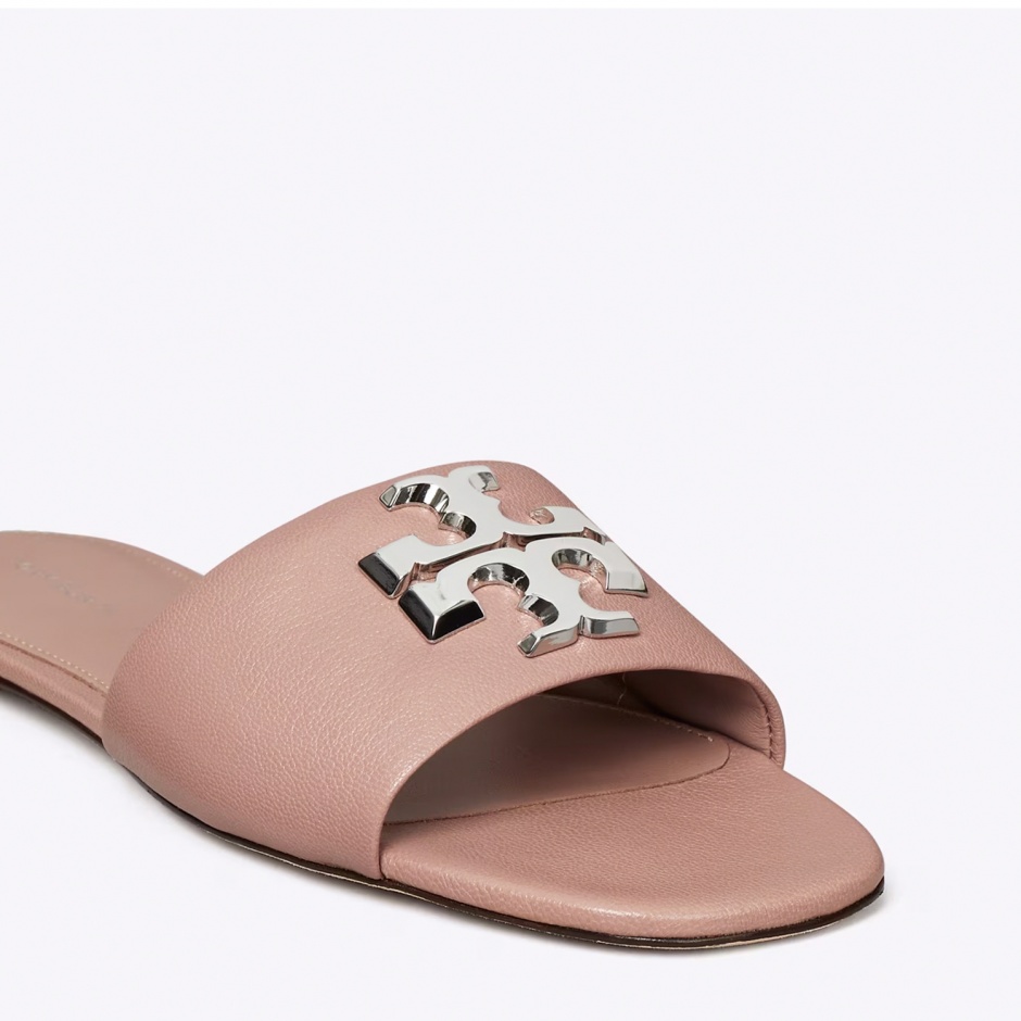 TORY BURCH Дамски розови чехли Eleanor - изглед 3 - Pepina TORY BURCH Дамски розови чехли Eleanor - изглед 3