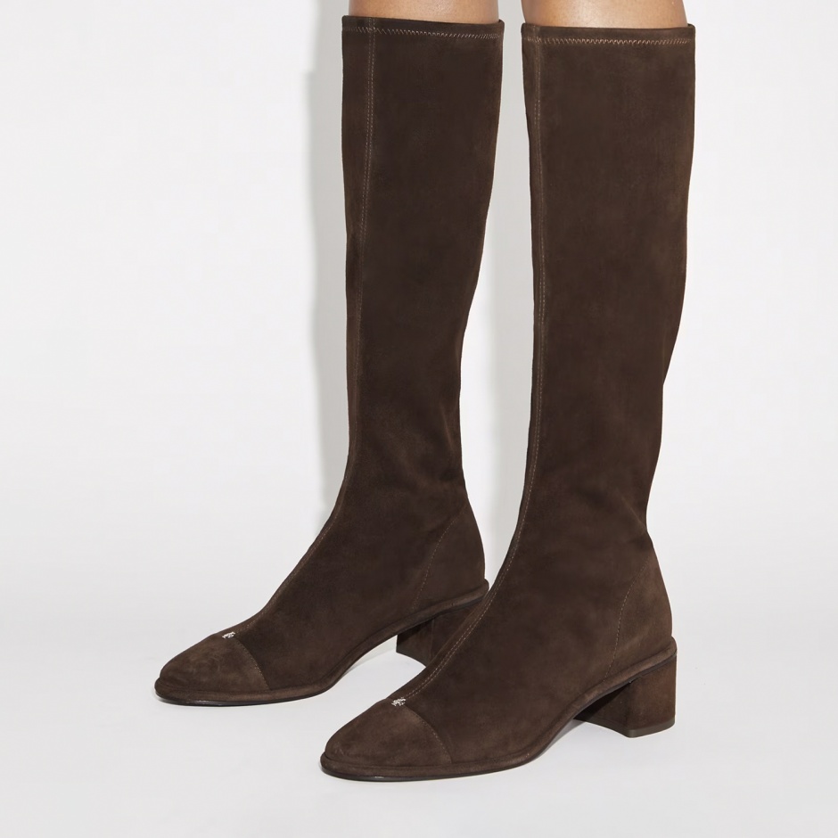 TORY BURCH Дамски кафяви ботуши Cap - Toe - изглед 4 - Pepina TORY BURCH Дамски кафяви ботуши Cap - Toe - изглед 4