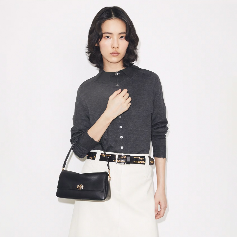 TORY BURCH Дамска чанта Small Charlie Shoulder Bag - изглед 3
