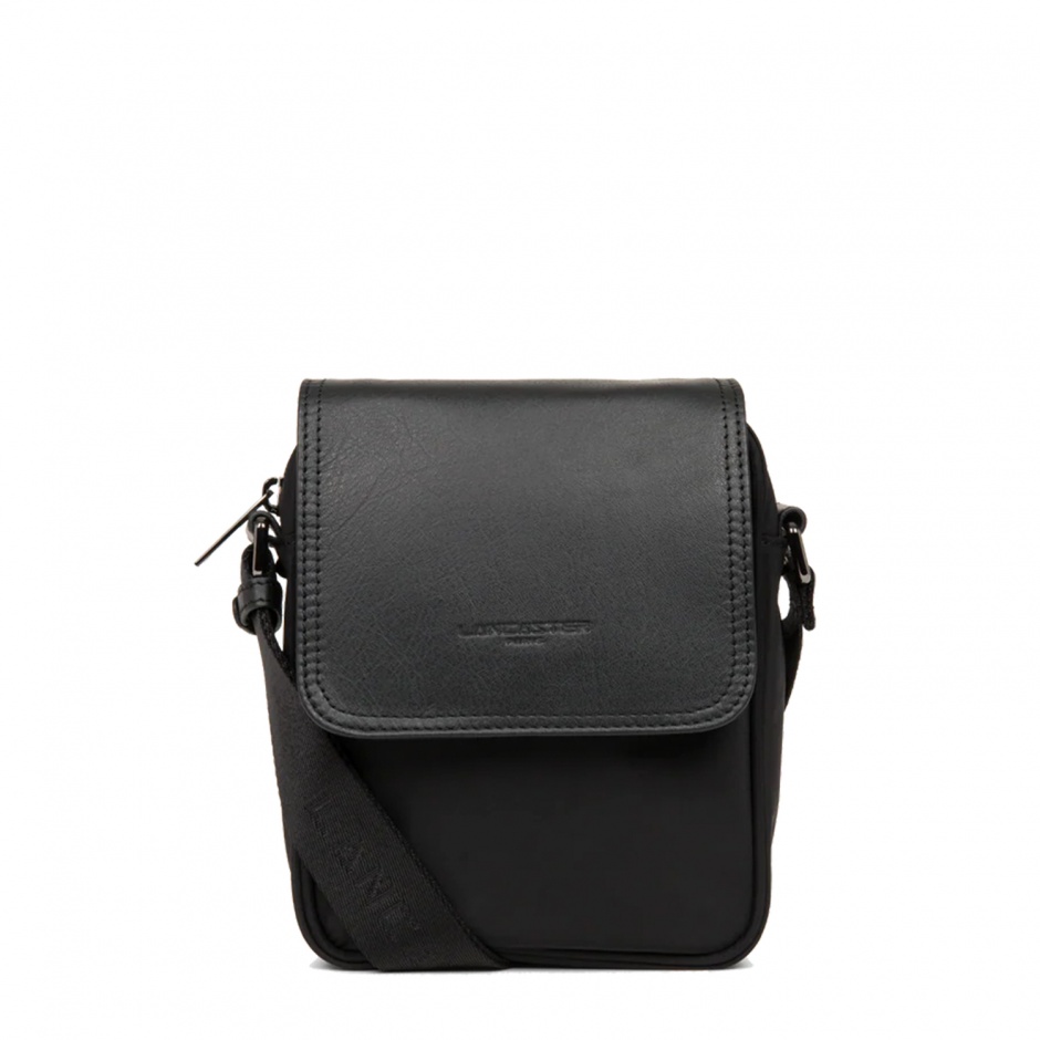 LANCASTER Мъжка черна чанта Basic Sport Men's - изглед 1 - Pepina LANCASTER Мъжка черна чанта Basic Sport Men's - изглед 1