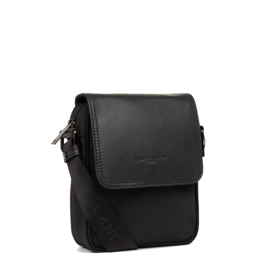 LANCASTER Мъжка черна чанта Basic Sport Men's - изглед 2 - Pepina LANCASTER Мъжка черна чанта Basic Sport Men's - изглед 2