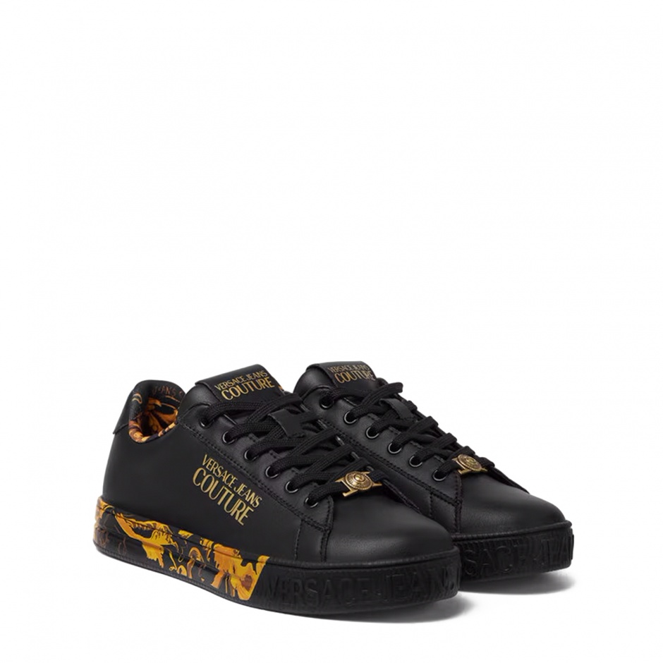 VERSACE JEANS Дамски черни кецове - изглед 2 - Pepina VERSACE JEANS Дамски черни кецове - изглед 2