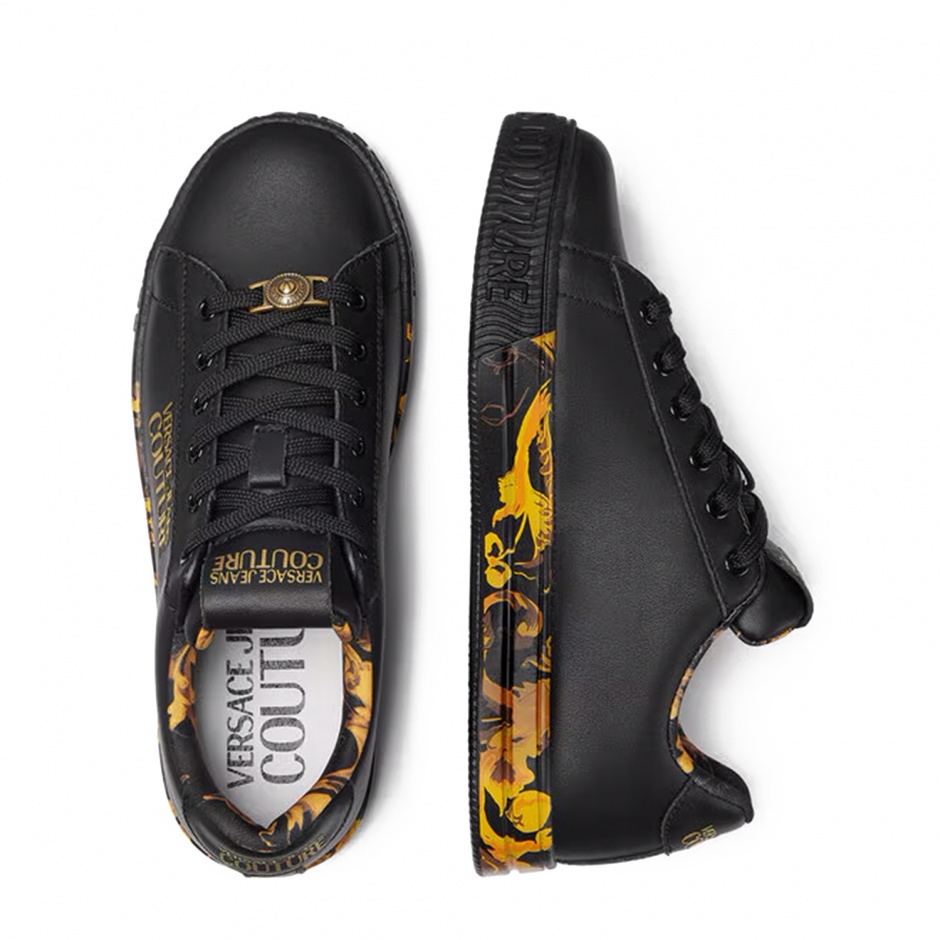 VERSACE JEANS Дамски черни кецове - изглед 3 - Pepina VERSACE JEANS Дамски черни кецове - изглед 3