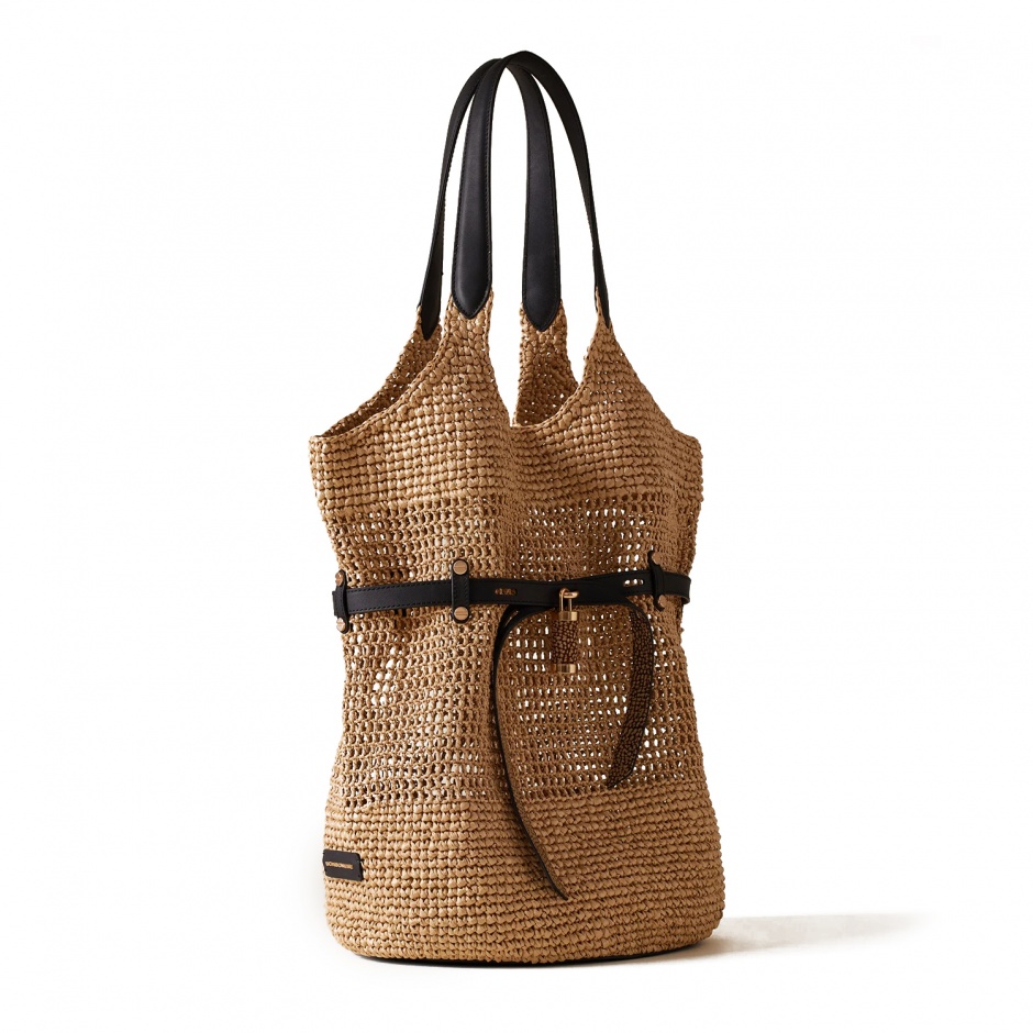 BORBONESE Дамска плетена чанта Premiere Bucket Bag - изглед 2 - Pepina BORBONESE Дамска плетена чанта Premiere Bucket Bag - изглед 2