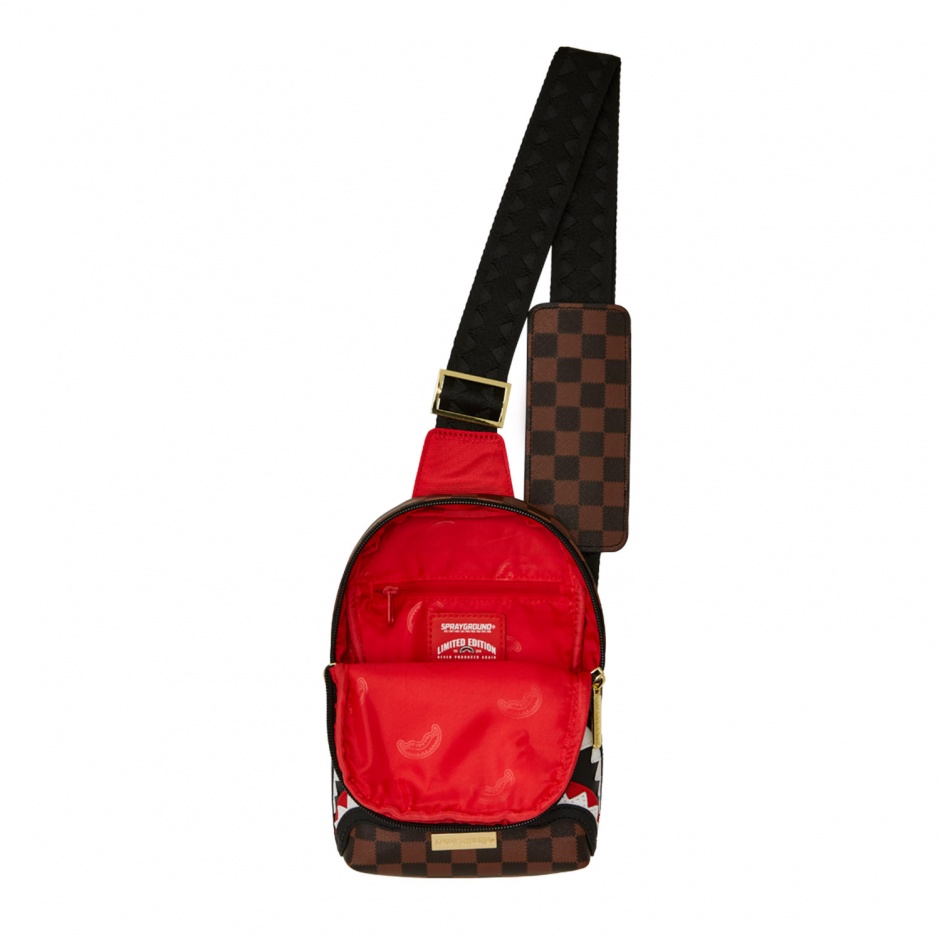 SPRAYGROUND Чанта за през рамо SAWTOOTH SHARKS IN PARIS ONE - изглед 2 - Pepina SPRAYGROUND Чанта за през рамо SAWTOOTH SHARKS IN PARIS ONE - изглед 2