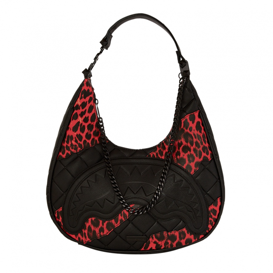 SPRAYGROUND Хобо чанта RED LEOPARD PUFFER VICE - изглед 1 - Pepina SPRAYGROUND Хобо чанта RED LEOPARD PUFFER VICE - изглед 1