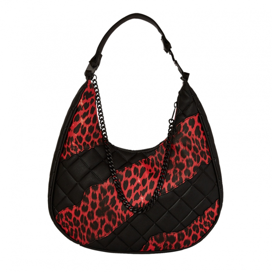 SPRAYGROUND Хобо чанта RED LEOPARD PUFFER VICE - изглед 3 - Pepina SPRAYGROUND Хобо чанта RED LEOPARD PUFFER VICE - изглед 3
