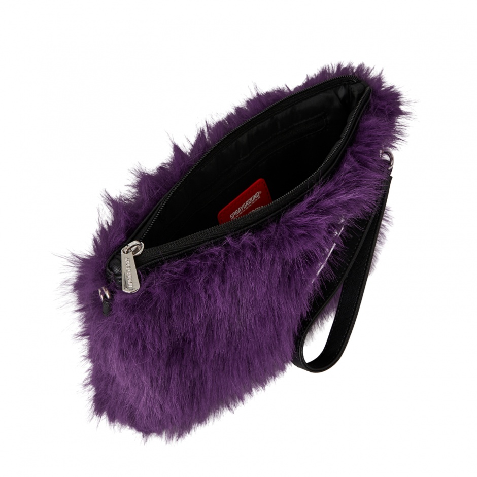 SPRAYGROUND Чанта през рамо FUR CRAY PURP - изглед 4