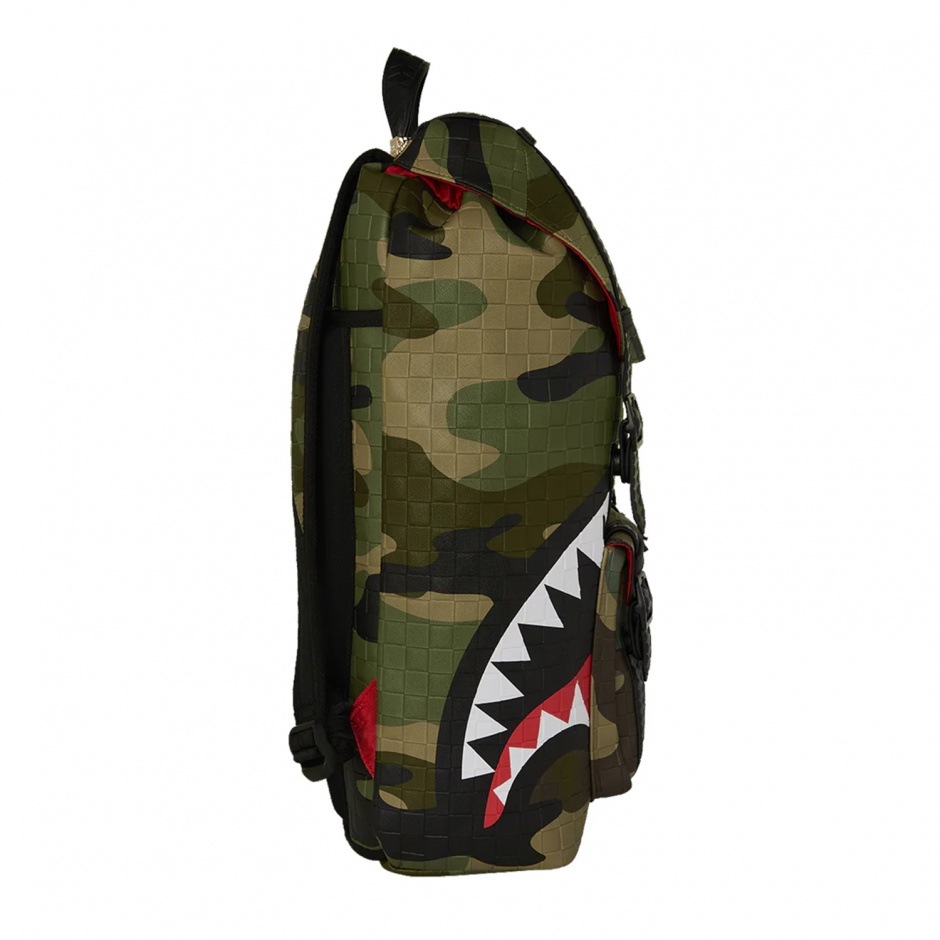 SPRAYGROUND Раница WOODLAND CAMO CHECK HILLS - изглед 2
