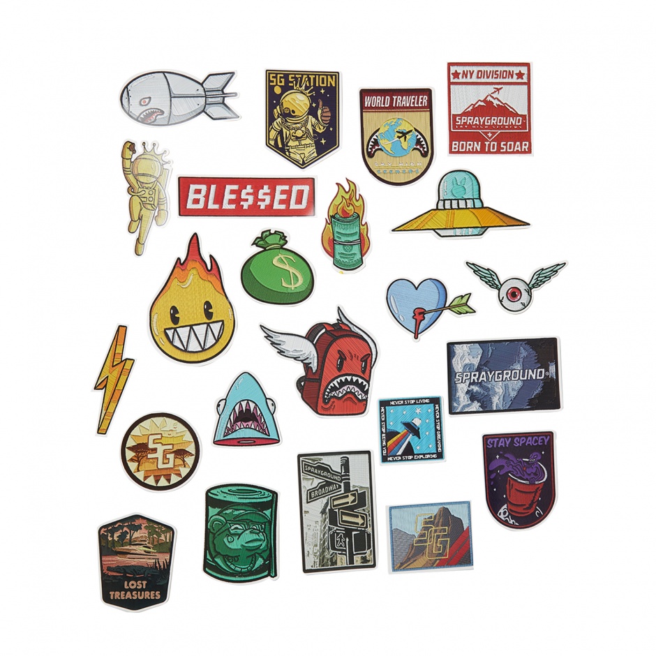 SPRAYGROUND Малък куфар CARGO PATCHES - изглед 4