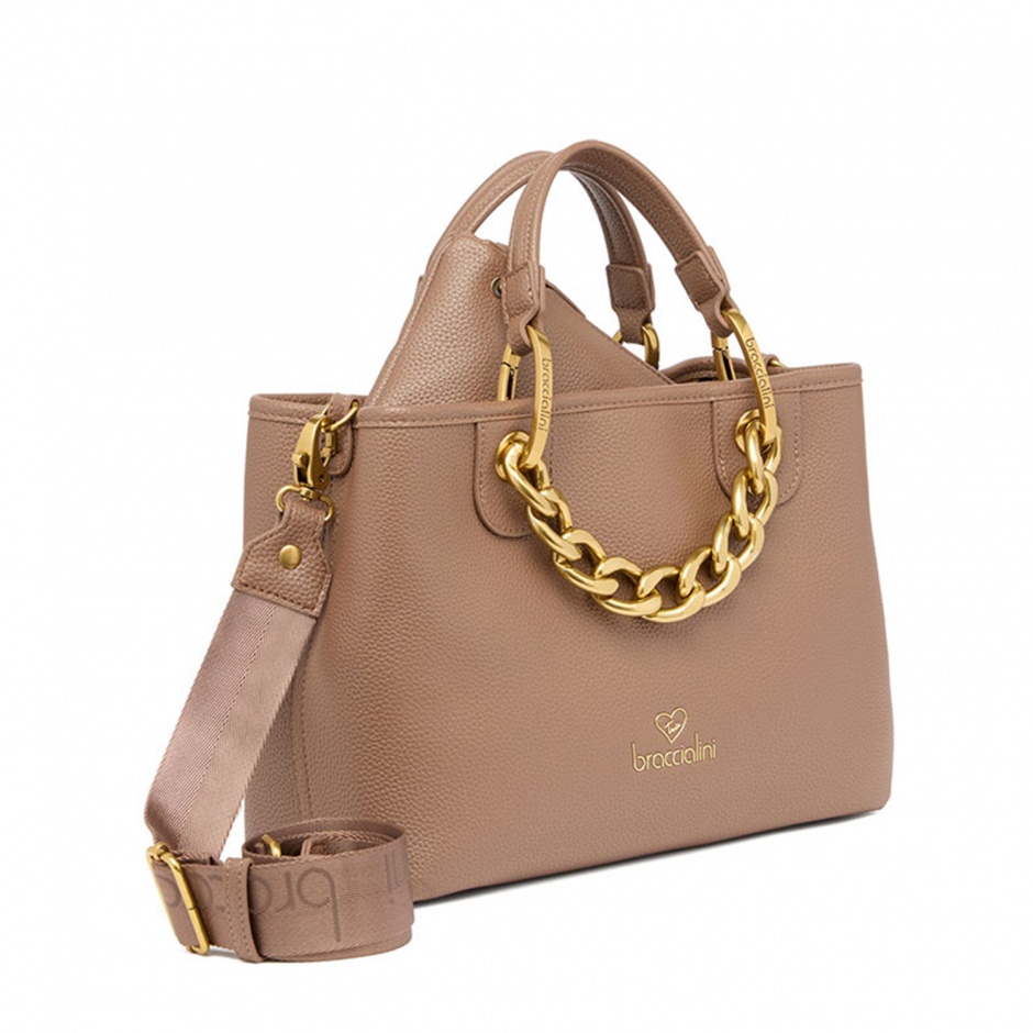 BRACCIALINI Дамска кафява чанта Beth Jewels - изглед 2 - Pepina BRACCIALINI Дамска кафява чанта Beth Jewels - изглед 2