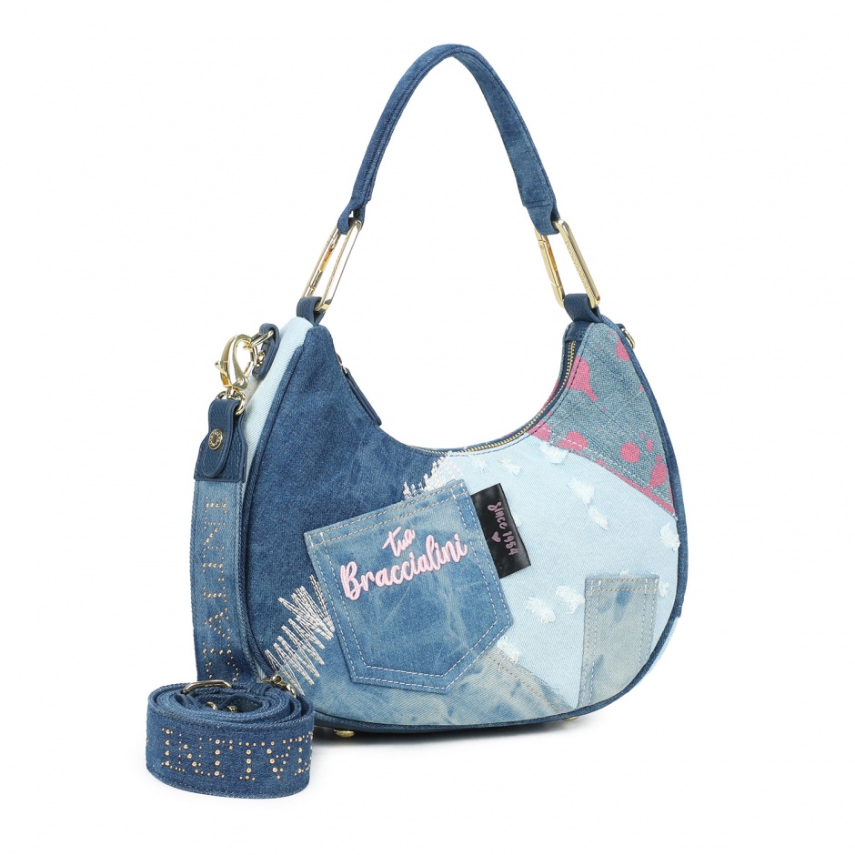 BRACCIALINI Дамска хобо чанта Amy Jeans - изглед 2 - Pepina BRACCIALINI Дамска хобо чанта Amy Jeans - изглед 2