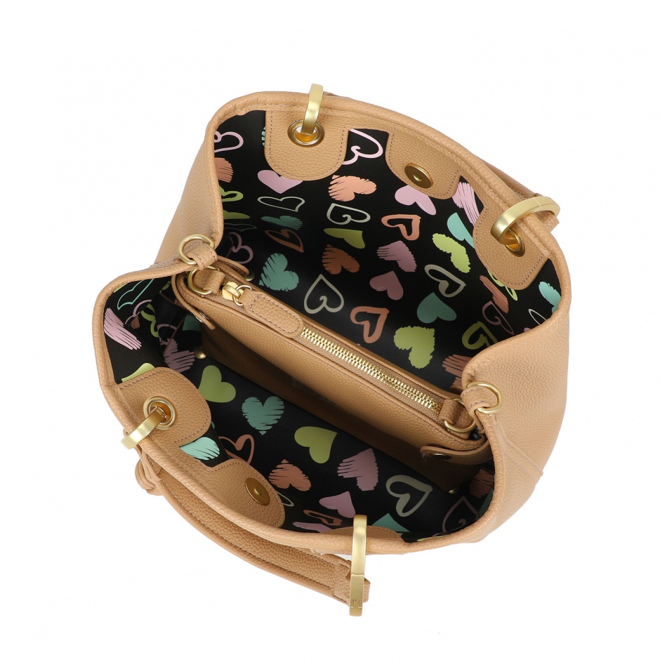 BRACCIALINI Дамска бежова чанта Beth Jewels - изглед 4 - Pepina BRACCIALINI Дамска бежова чанта Beth Jewels - изглед 4