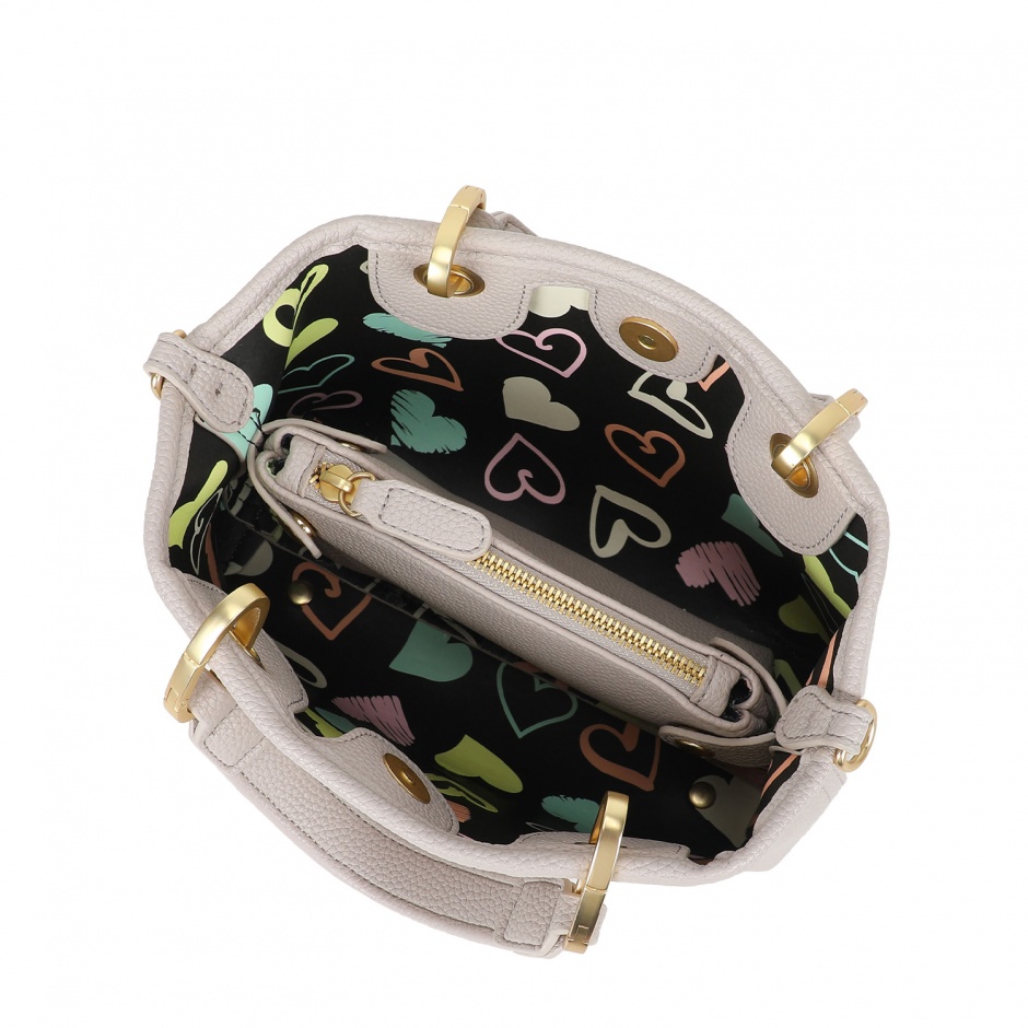 BRACCIALINI Дамска сива чанта Beth Jewels Mini - изглед 4 - Pepina BRACCIALINI Дамска сива чанта Beth Jewels Mini - изглед 4