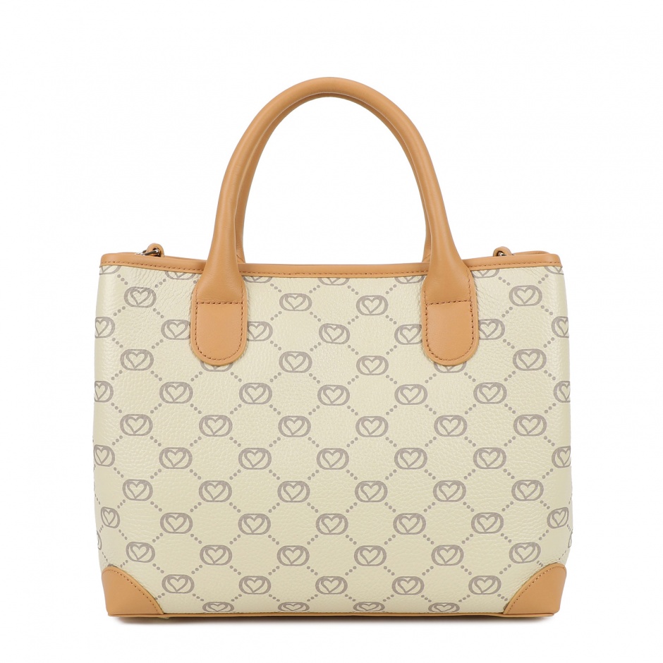 BRACCIALINI Дамска бежова чанта Monogram - изглед 3 - Pepina BRACCIALINI Дамска бежова чанта Monogram - изглед 3