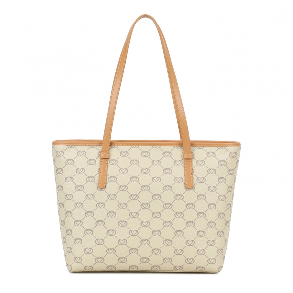 BRACCIALINI Дамска бежова чанта Monogram - изглед 3 - Pepina BRACCIALINI Дамска бежова чанта Monogram - изглед 3