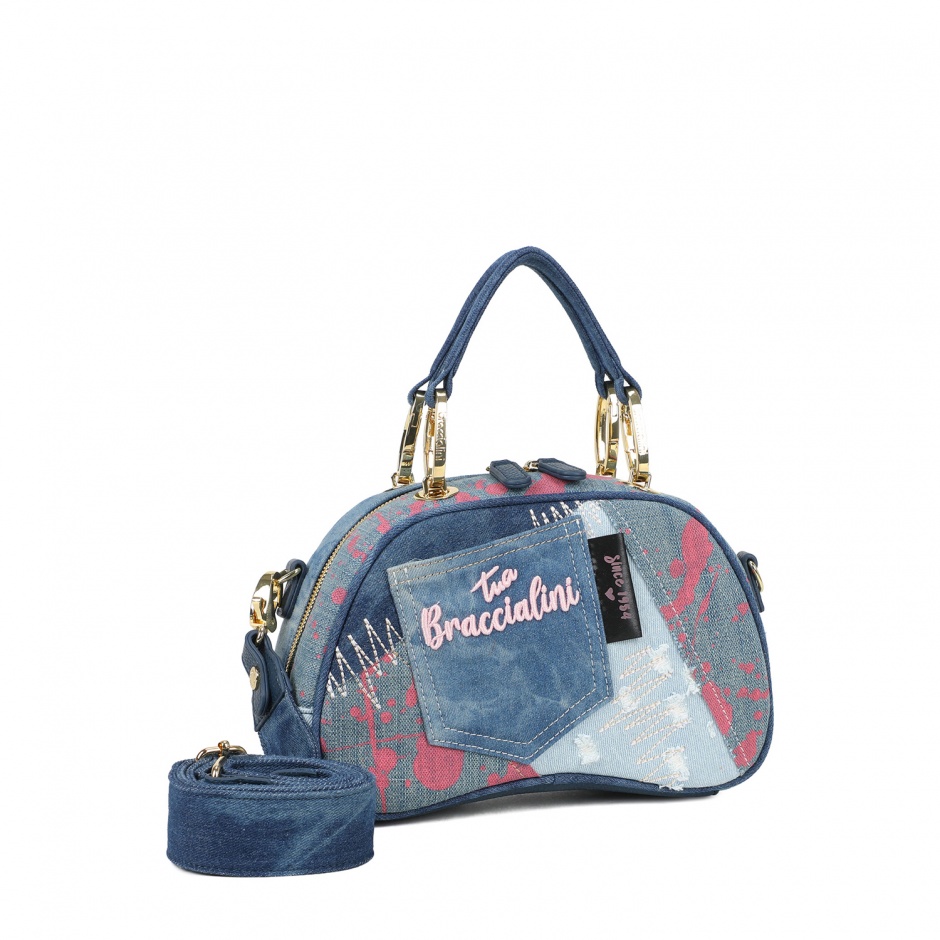 BRACCIALINI Дамска чанта деним Candy Jeans - изглед 2 - Pepina BRACCIALINI Дамска чанта деним Candy Jeans - изглед 2