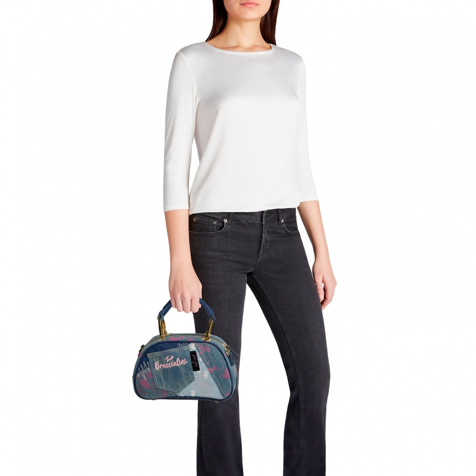 BRACCIALINI Дамска чанта деним Candy Jeans - изглед 4 - Pepina BRACCIALINI Дамска чанта деним Candy Jeans - изглед 4