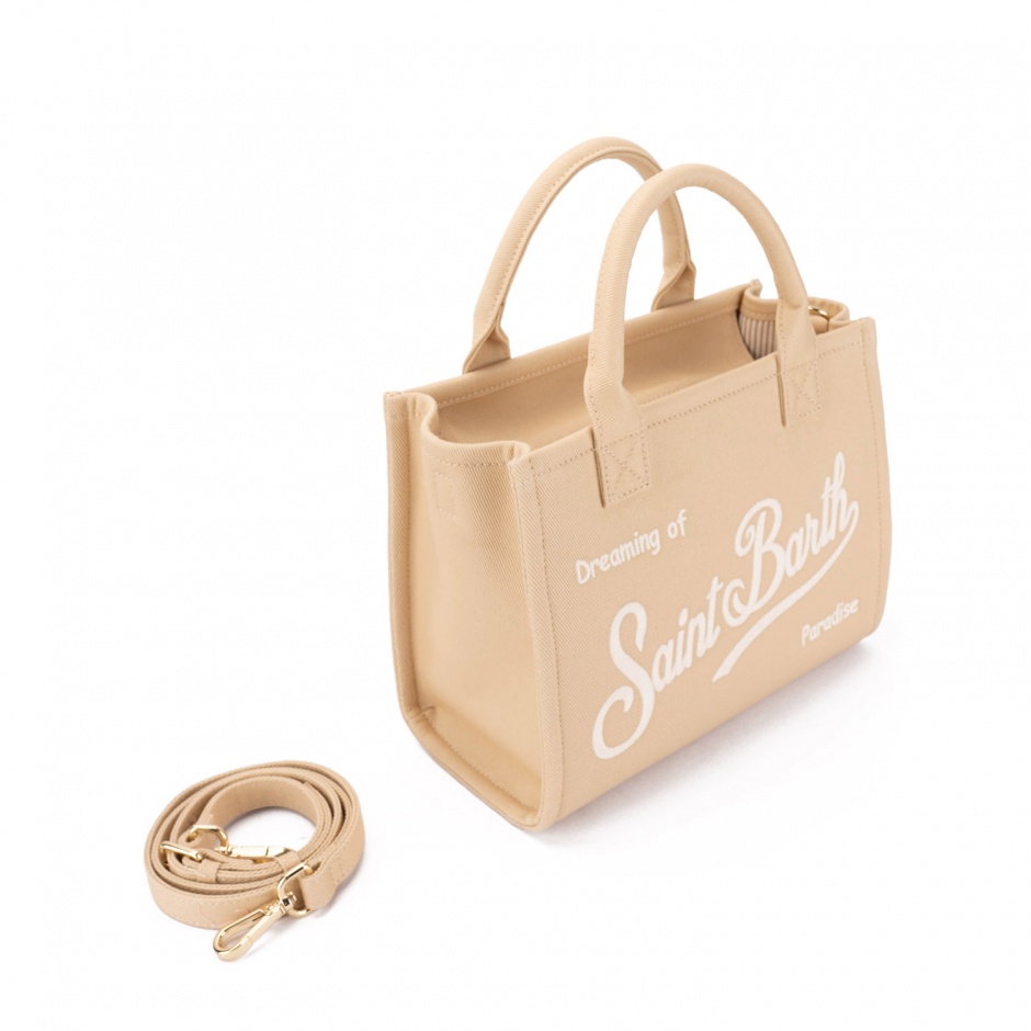 SAINT BARTH Дамска бежова чанта Vanity - изглед 2 - Pepina SAINT BARTH Дамска бежова чанта Vanity - изглед 2
