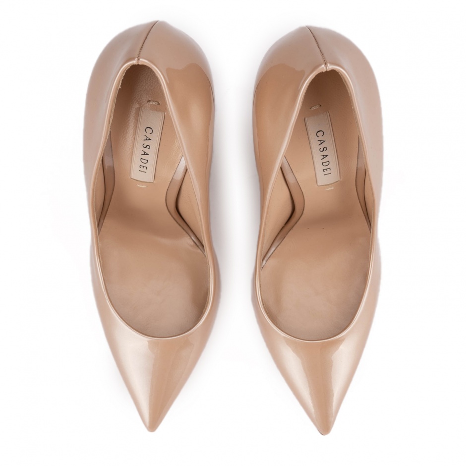 CASADEI Дамски бежови обувки с ток CASADEI Дамски бежови обувки с ток