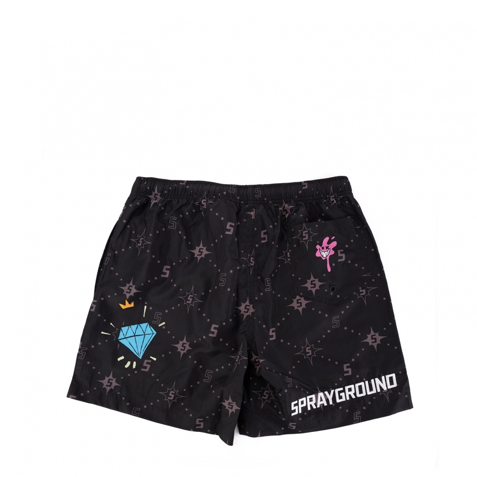SPRAYGROUND Мъжки бански - шорти с щампа - изглед 2 - Pepina SPRAYGROUND Мъжки бански - шорти с щампа - изглед 2