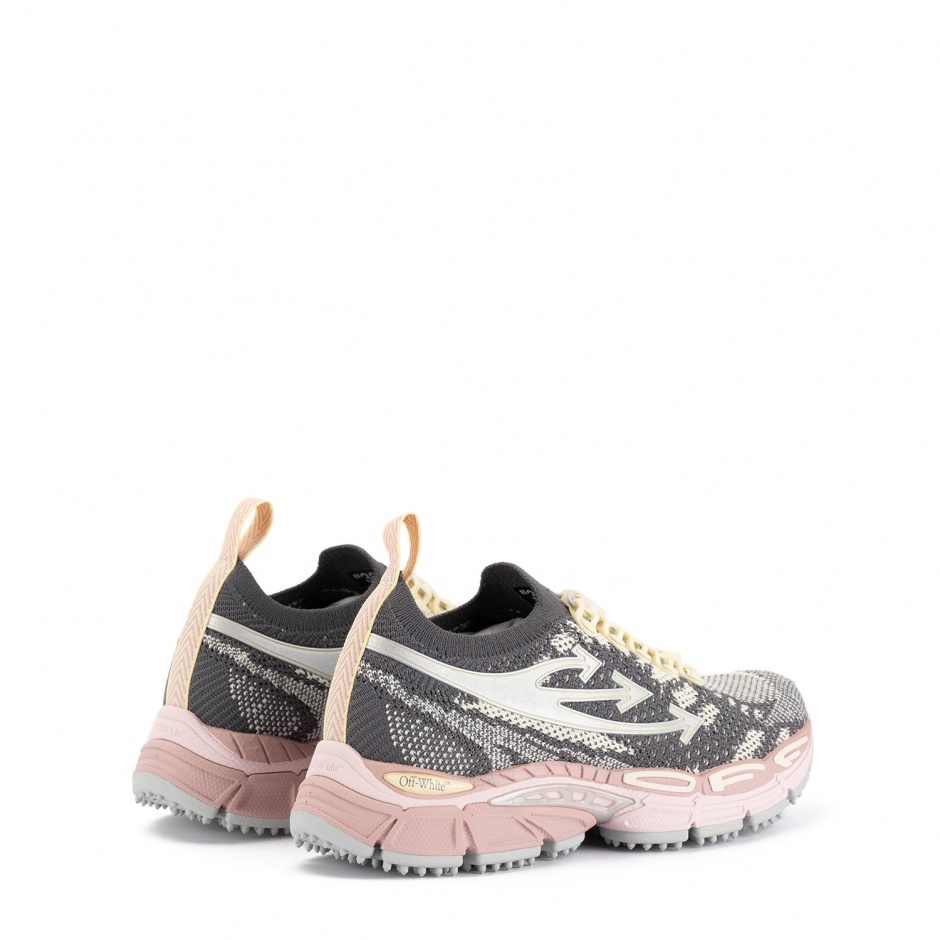 OFF-WHITE Дамски сиви маратонки - изглед 3 - Pepina OFF-WHITE Дамски сиви маратонки - изглед 3