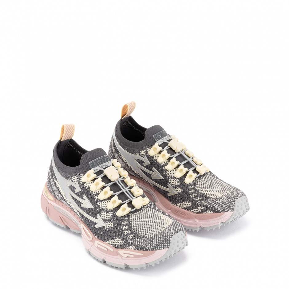 OFF-WHITE Дамски сиви маратонки - изглед 2 - Pepina OFF-WHITE Дамски сиви маратонки - изглед 2