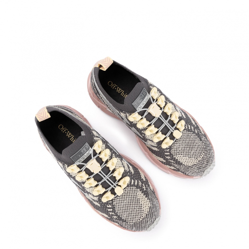 OFF-WHITE Дамски сиви маратонки - изглед 4 - Pepina OFF-WHITE Дамски сиви маратонки - изглед 4
