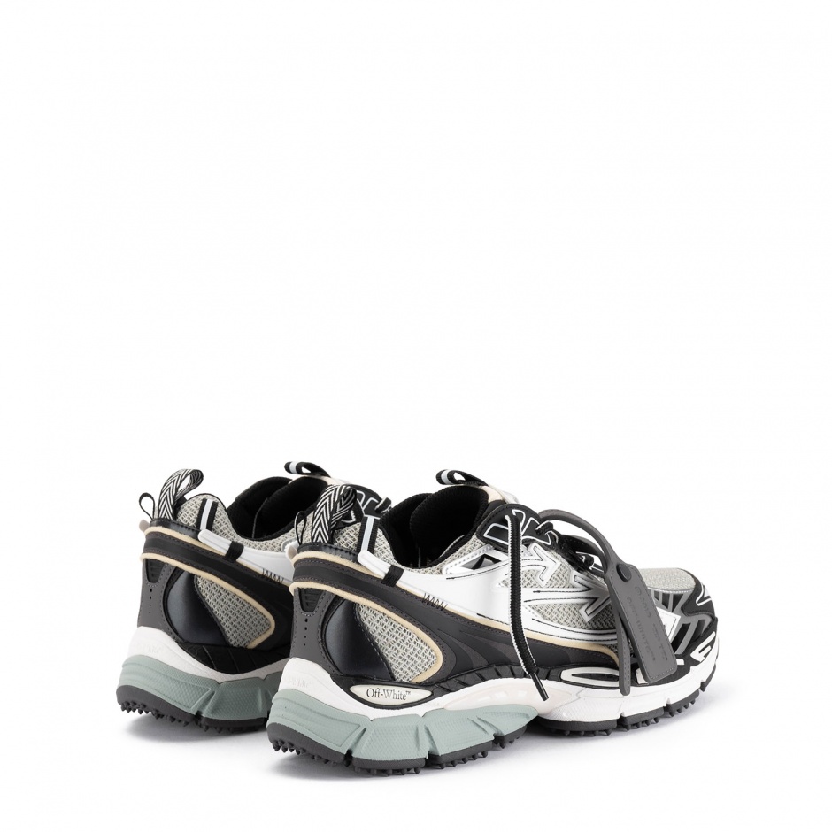 OFF-WHITE Мъжки сиви маратонки - изглед 3