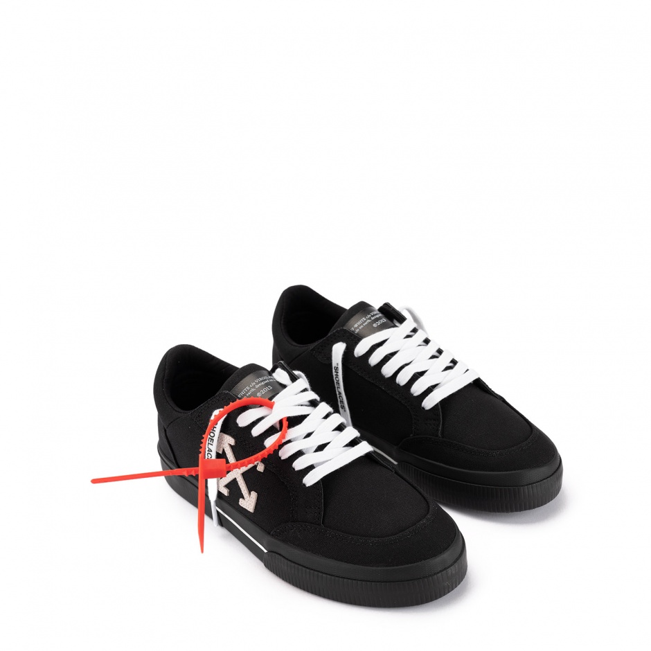 OFF-WHITE Мъжки черни кецове - изглед 2