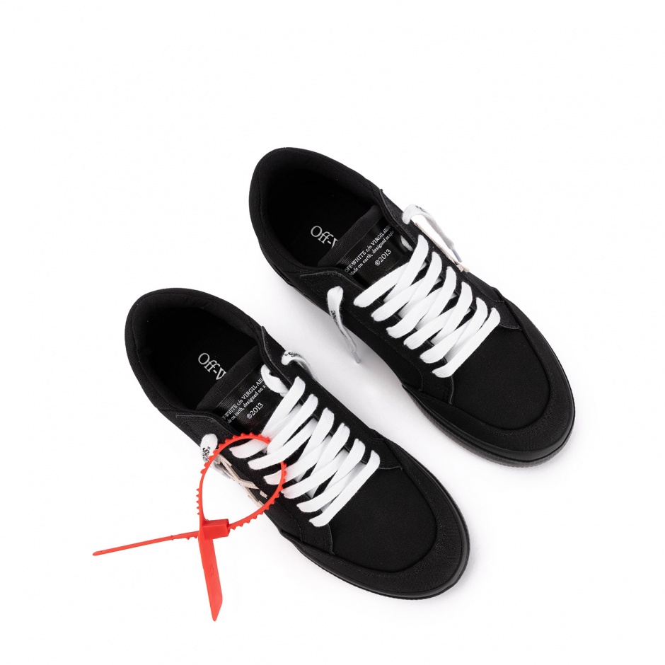 OFF-WHITE Мъжки черни кецове - изглед 3