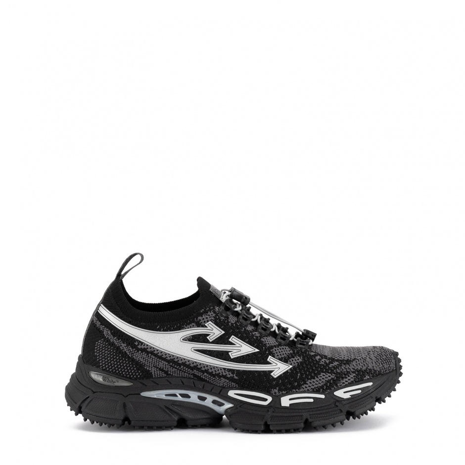 OFF-WHITE Мъжки черни маратонки - изглед 1