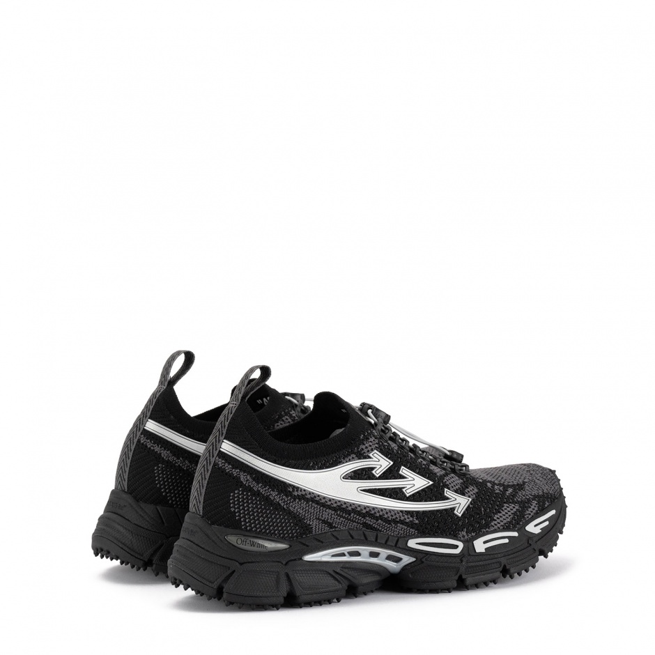 OFF-WHITE Мъжки черни маратонки - изглед 4