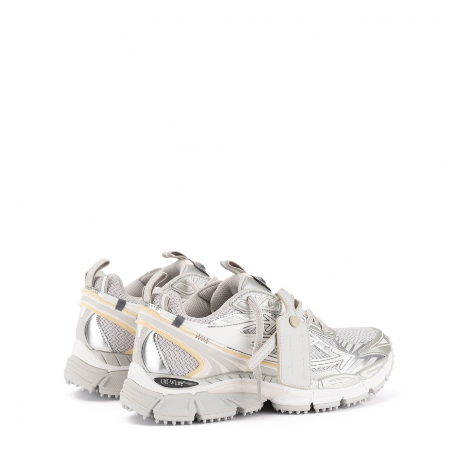 OFF-WHITE Дамски светло сиви маратонки - изглед 4