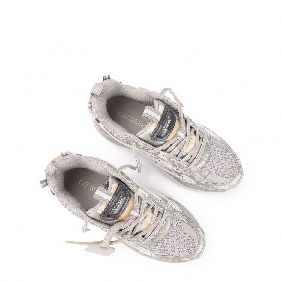 OFF-WHITE Дамски светло сиви маратонки - изглед 3