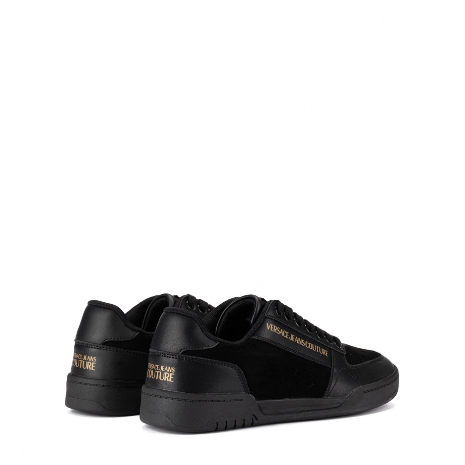 VERSACE JEANS Мъжки черни кецове - изглед 4 - Pepina VERSACE JEANS Мъжки черни кецове - изглед 4